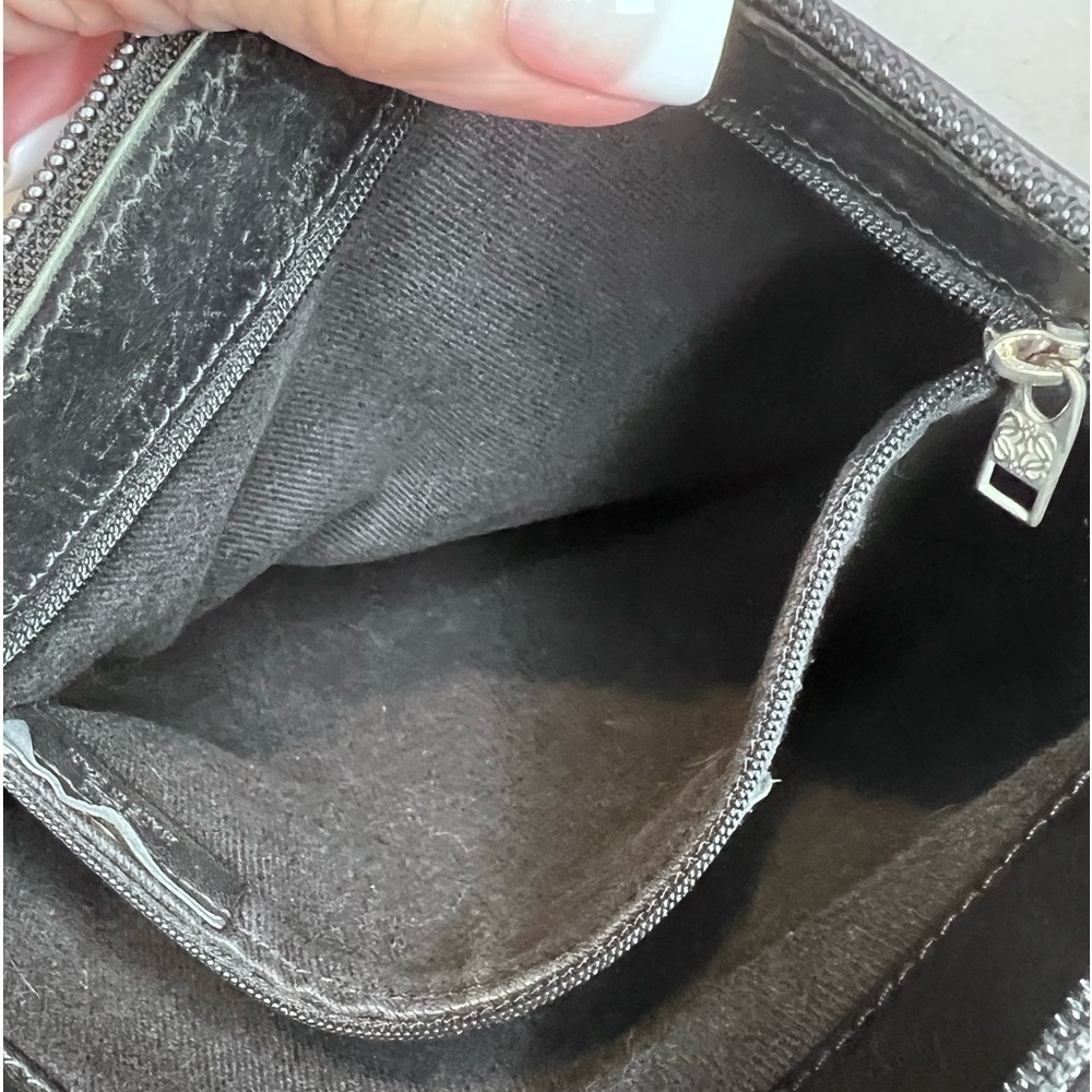 LOEWE ANAGRAM CROSSBODY BLACK/GREY BAG - Picture 10 of 15